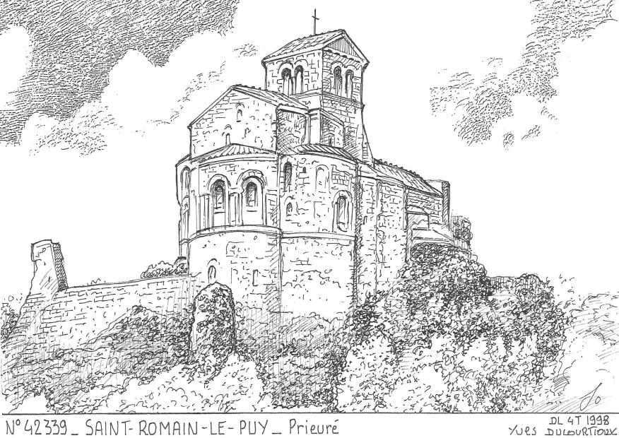 N 42339 - ST ROMAIN LE PUY - prieuré